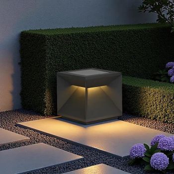 Outdoor Lawn Lights Modern Waterproof LED Path Lights Villa Garden External Yard Lamps Outside Floor Mount Light Fixture for Landscape Deck Porch Driveway Pathway