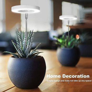 Grow Lights for Indoor Plants LED Full Spectrum Plant Light UV Red Blue Height Adjustable Grow Light With 3 Dimmable Brightness with Timer for Small Plants