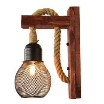 30cm Creative Vintage Wall Lamps LED Ambient Light Wall Sconces Bedroom Shops / Cafes Hemp Rope Wall Light  110-120/220-240V 40 W