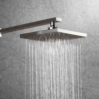 7.9 Inch Basics Rainfall Shower Head Rectangular/Contemporary Shower Head Polished Chrome Unbeatable Price