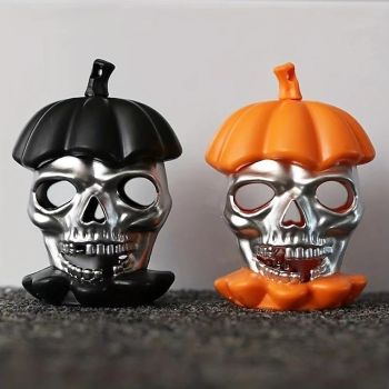 Halloween Decorations  Candle Lights Ghost Festival Props Horror Led Skull Pumpkin Lights Luminous Ornament