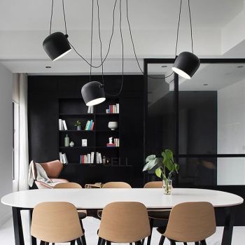 23 cm Single Design Pendant Light Metal Painted Finishes Modern Nordic Style 110-120V 220-240V