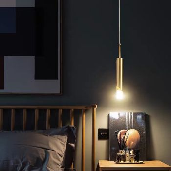 6cm LED Pendant Light Modern Nordic Bedside Light Gold Tricolor Light Dining Room Bar Metal Electroplated Christmas Decoration 110-120V 220-240V