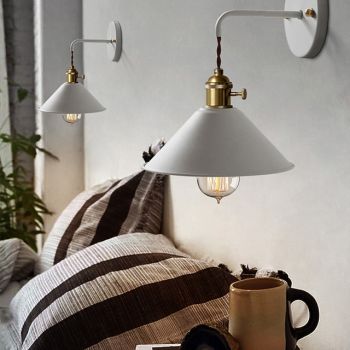 22cm LED Wall Light Modern Nordic Bedside Light Single Design Metal Painted Finishes 110-120V 220-240V