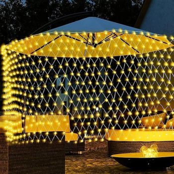Led Fishnet Lamp Mesh Lattice Lantern Outdoor Lighting Christmas Halloween Decoration Room Bedside Hanging Mesh Lamp