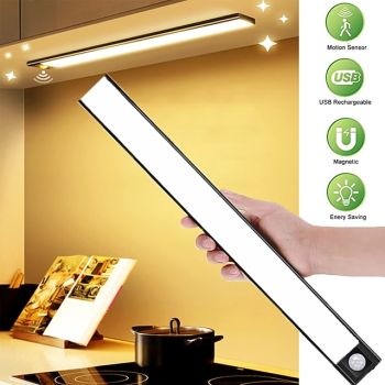 Under Cabinet Lighting, 69 LED Beeds Cabinet Light, PIR Motion Sensor Night Light, USB Charging,Wall Light, Human Body Automatic Sensing, Sensor Night Lampfor Stairs Bedroom