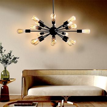 12/18/20 Heads Designers Chandelier Metal Pendant Light Sputnik Painted Finishes Traditional / Classic 110-120V / 220-240V