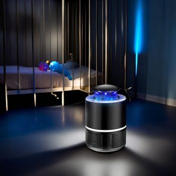 Bug Zapper Fruit Fly Trap Electric Mosquito Fly Suppressor Killer Insect Lure Trap Powerful Small Gnats Hanging Mosquito Light for Home Indoor Outdoor Patio Large Size