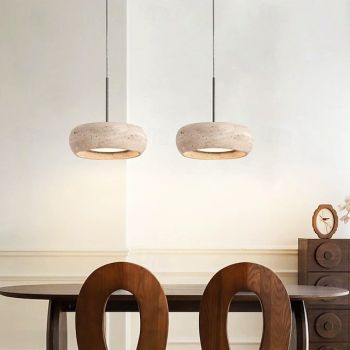 20 cm Pendant Lantern Design Geometric Shapes Pendant Light Stone Artistic Style Vintage Style Classic Style Vintage Country 110-120V 220-240V