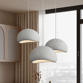 LED Pendant Lamp Resin 30cm Creative Lampshade Industrial Metal Ceiling Lighting Fixtures Creative Bar Style Atmosphere Chandelier for Living Room,Kitchen Island,Bedroom 85-265V