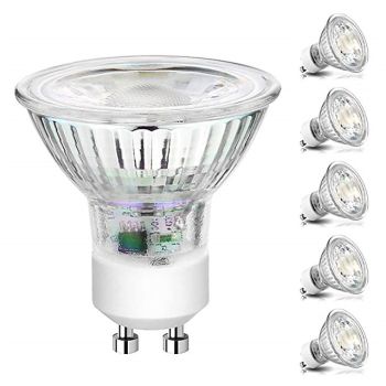 6pcs Dimmable LED Bulb Spot Light 5W COB GU10 /GU5.3(MR16) led Spotlight 220V for Home Lampada Lamp Glass Shell