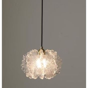 Pendant Lights Stylish Glass 1 Pendant Lights Lighting Scandinavian LED Bulb Compatible Glass Shape Kitchen Lighting Fixtures
