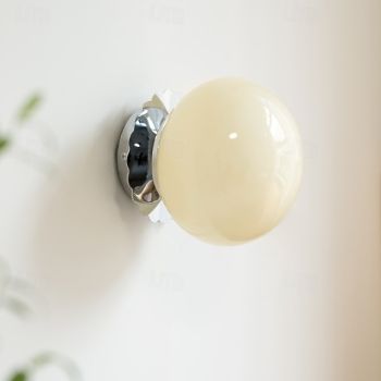 Modern Bauhaus Globe Glass Wall Light