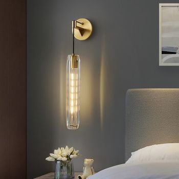 Indoor Modern Nordic Style Indoor Wall Lights Living Room Bedroom Copper Wall Light 220-240V