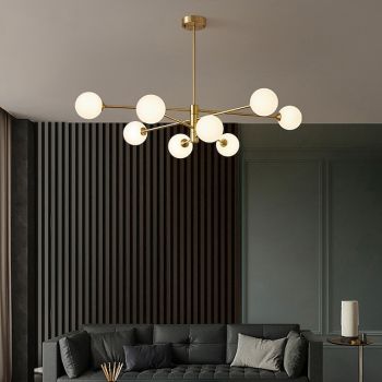 90 cm LED Chandelier Nordic Style Sputnik Design Pendant Light Cluster Design Aluminum Cluster Modern Industrial Electroplated Painted Finishes 110-120V 220-240V