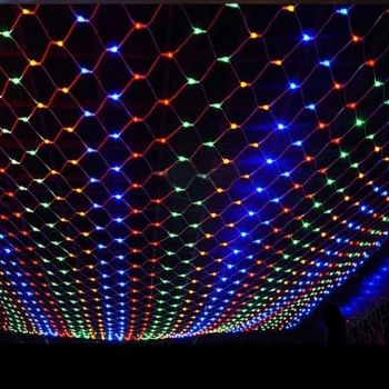 LED Net String Light IP65 6Mx4M 3Mx2M Led Flexible Net Fairy String Light  880Led 200Led Mesh String Light For Garden Yard Colorful Decoration EU US UK Plug AC110V 220V 230V