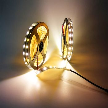 32.8ft 10m LED Light Strips Flexible Tiktok Lights Not-Waterproof 600 Units SMD 5050 10mm LEDs DC12V for Holiday Home Party Indoor Decoration