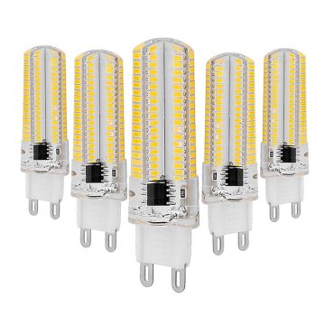 2/5pcs 6W  LED Bi-pin Lights Bulb 600 lm G9 3014 x 104 SMD LED Beads Warm White White AC220-240V