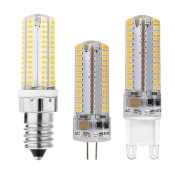 10pcs 4pcs 5w E14 G4 G9 Bi pin LED Landscape Light Bulb 104LEDs SMD 3014 500lm 50W Halogen Equivalent for Home Lighting AC110V AC220V