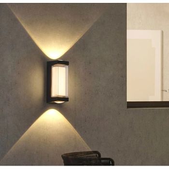 10W 1000LM Wall Light Outdoor Indoor LED IP65 Waterproof Modern Aluminum Sconce Light Falling Fixture