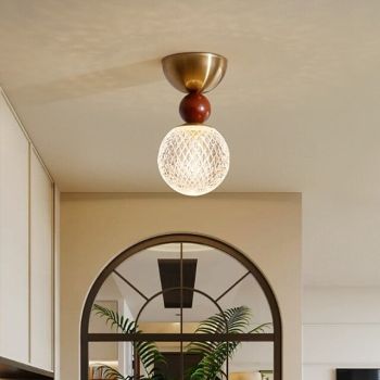 18 cm Circle / Round Design Geometric Shapes Ceiling Lights Glass Metal Glass Artistic Style Modern Style Classic Artistic Nordic Style 110-120V 220-240V