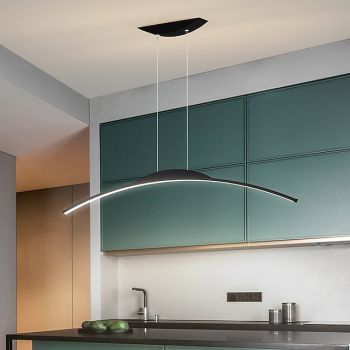 LED Pendant Light Nordic Style Line Design Minimalist Modern Dining Room Table Lamp Designer Restaurant