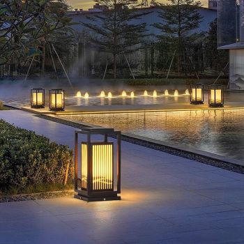 Outdoor Wall Lights Metal Wall Light IP65 Waterproof Warm White Light Color Utility Power Solor 110-120V 220-240V 10 W