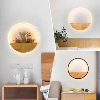 Modern Nordic Style Indoor Wall Light LED Living Room Dining Room Metal Wall Light 220-240V 18 W