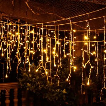 3.5m String Lights 96 LEDs 1 set Warm White Decorative 220-240 V