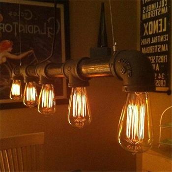 1pc 60W Incandescent Vintage Edison Light Bulb Retro Dimmable Decorative Bulb E26 E27 ST64 Warm White 2200-2300k 220-240V