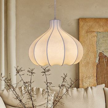 LED Pendant Light Chandelier Gorgeous Silk Metal Pendant Light Romantic Mounted Lighting Fixture for Restaurant Bedroom Chain Adjustable