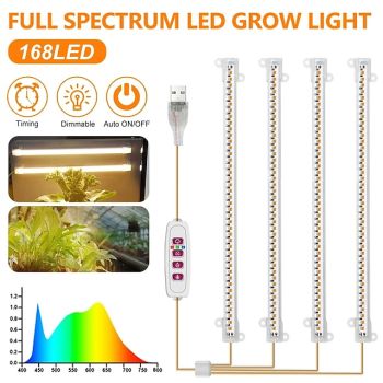 5 Modes Indoor Led Grow Light USB Timer Phyto Lamp Plants Dimmable LED Lamp Phytolamps Hydroponics Growing Lamps