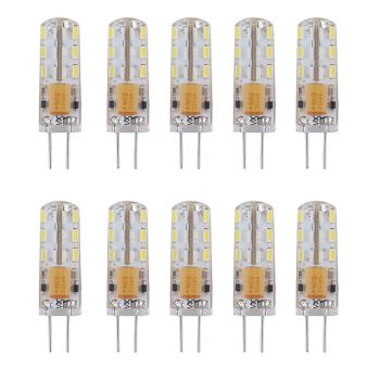 10pcs 1 W LED Bi-pin Lights 460 lm G4 24 LED Beads SMD 3014 Decorative Warm White Cold White 12 V / 10 pcs / RoHS / CE Certified