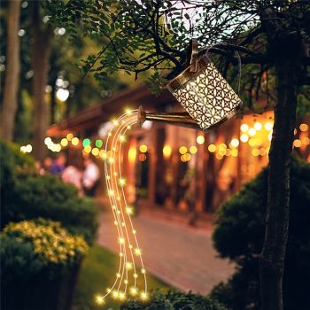 Solar Outdoor Lights LED Garden Patio Lamp Waterproof Watering Can Kettle LED Fairy Light Lawn Lamp Garden Decor Landscape Yard Lawn Fence Lighting