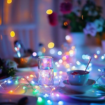 Mini Waterproof Copper Wire Fairy Lights, Firefly String Lights 3 Speed Twinkle Modes  for Christmas and Holiday Decorations 10/30/100pcs
