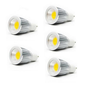 5pcs 5 W LED Spotlight 3000/6500 lm GU10 GU5.3(MR16) E26 / E27 MR16 1 LED Beads COB Warm White Cold White 85-265 V / 5 pcs / RoHS / CCC