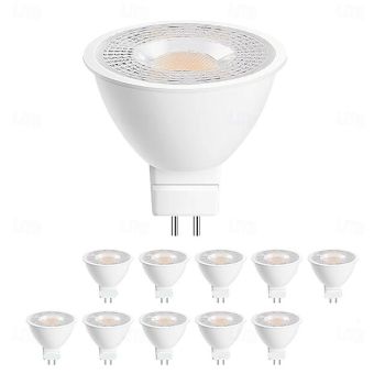 10pcs Dimmable MR16 Bulb Spotlight Lampada LED AC/DC 12V Bombillas Spot Light Replace The 50W Halogen Lamp Home Derection