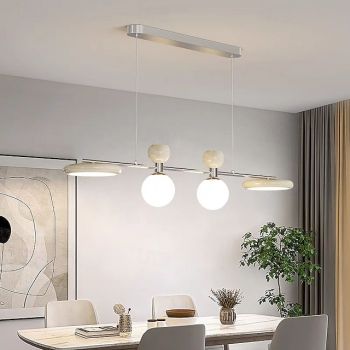 4-Light 110 cm Unique Design Pendant Light Metal Acrylic Painted Finishes Modern 110-120V 220-240V