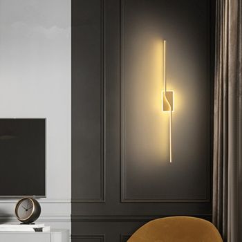 Lightinthebox Nordic LED Wall Light Bedroom Living Room Modern Simple Bedside Lamp Aisle Background Wall Mirror Front Lamp