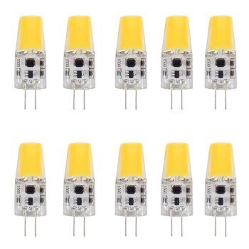 10pcs 4 W LED Bi-pin Lights 400 lm G4 T 1 LED Beads COB Warm White White 12 V / CE Certified