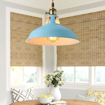 LED Pendant Lights Macaron Color Industrial Chandelier Creative Modern Adjustable Metal E27 Chandelier is Applicable to Living Room Kitchen Island and Hotel