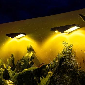 2/4pcs Outdoor Solar Wall Light Waterproof Door Corridor Light Garden Path Outdoor Lighting Courtyard Basement Garage Landscape Light