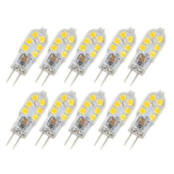 10pcs 2W G4 LED Bulb SMD2835 12leds Bi-Pin Base 20W Halogen Bulb Equivalent AC/DC 12 Volt Warm White White 3000K 6000k 360 Degree