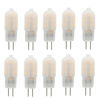 10pcs G4 AC/DC12V DC12V LED Light 12leds SMD 2835 Bulb Lamparas Spotlight Replace Halogen Lamp For Home Chandelier