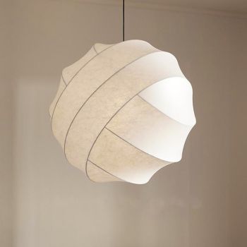 Silk Cocoon Pendant Light Simplicity Wabi-sabi Single Head Lamp for Showroom Creative Tea House Living Room Dining Room LED Hanging Lamp 110-240V