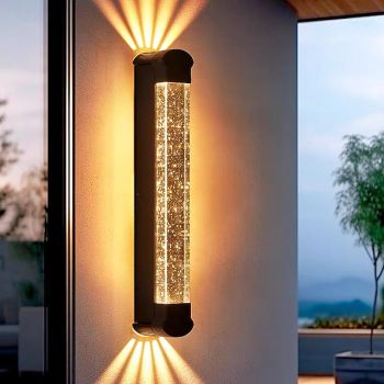 LED Outdoor Wall Light Acrylic Outdoor IP65 Waterproof Garden Wall Washer Light, Balcony Decorative Wall Sconce