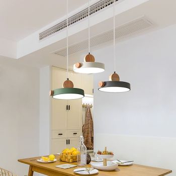 50cm Pendant Light Cluster Design Line Design Geometric Shapes Pendant Light Metal Artistic Style Modern Style Metal Painted Finishes LED Nordic Style 85-265V