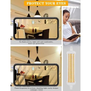 R7S 118mm LED Bulb 10W Ceramic Corn Lamp Double Ended J118 Linear LED Floodlight Bulb AC100V-265V Dimmable No Flicker