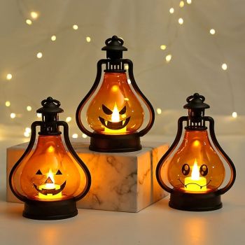 Halloween Decorations Pumpkin Lanterns Jack O Lantern Children's Portable Small Night Lanterns Performance Props Tabletop Decorations