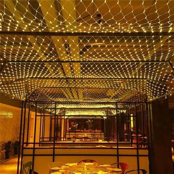 Solar Net Light Mesh Fairy String Light 6x4 880led IP65 Waterproof Garland With 8 Modes Timer Remote Controller For Garden Year Lawn Xmas Holiday Decor Colorful String Lighting